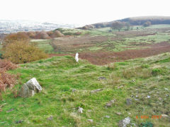
Henllys Colliery, small quarry, top of incline, November 2007