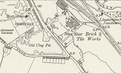 
Star brickworks sidings, 1917, © Crown Copyright reserved