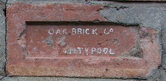 
'Oak Brick Co Pontypool', type 1 from the Oak brickworks