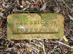 
'Oak Brick Co Pontypool', type 2 from the Oak brickworks