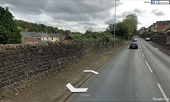 
Pontnewynydd, Railway Parade today, the site of the canal basin and tramroad terminus, © Photo courtesy of Google Earth