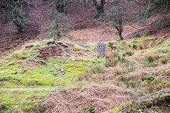 
Rifle range markers hut, Cwm Lickey, February 2015