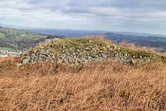 
The furthest target on the rifle range, Cwm Lickey, February 2016