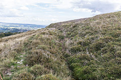 
The higher scouring reservoir and its leats, August 2017