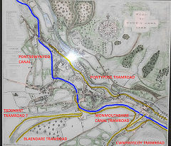 
Map of Pontypool, 1836, by J Wood of Edinburgh