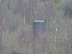 
Mountain Level airshaft in middle of reservoir, January 2012