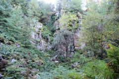 
Glyn Quarry right-hand face, October 2010