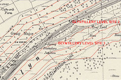 
Glyntillery Levels '2' and '3', 1948, © Crown Copyright reserved