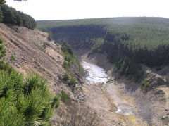 
Hafodyrynys Western Canyon, Rithan Colliery, general view from the North, March 2010