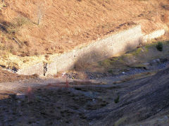 
Blaenserchan Colliery retaining wall, February 2010