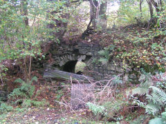 
British Quarry incline and lower subway, October 2009