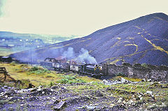 
Either 'Islwyn' or 'Illtyd' at the Lower Navigation Colliery site, Talywain Railway, August 1973, © Photo by Richard Morgan, courtesy of Steve Thomas