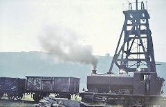 
'Illtyd' or 'Islwyn' at Llanerch Colliery, Talywain Railway, August 1973, © Photo by Richard Morgan, courtesy of Steve Thomas