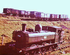 
Exchange sidings and '7754', Talywain Railway, c1960s, © Photo by Richard Morgan, courtesy of Steve Thomas