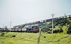 
Exchange sidings and AB loco, Talywain Railway, c1960s, © Photo by Richard Morgan, courtesy of Steve Thomas