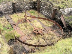 
Hill Pit incline brakewheel, Blaenavon, March 2010