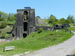 
Blaenavon Ironworks balance tower, May 2012