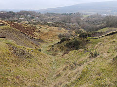 
Workings at Meadow Vein Level, Blaenavon, January 2025