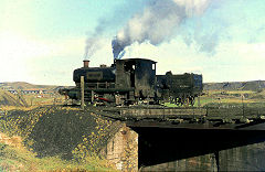 
'Toto No 6' near Big Pit, built by Andrew Barclay, No 1619 of 1919, November 1969, © Photo courtesy of Alan Murray-Rust