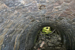 
The Northern section of the tramroad tunnel, Garnddyrys Forge, October 2017