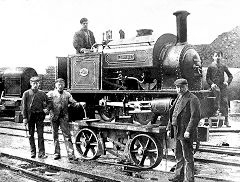 
Tyla tramway  loco 'Llanfoist', built at Blaenavon in 1897, © Photo courtesy of Unknown photographer