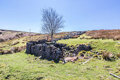 
The ruins of Pen Rhiw Ifor, April 2015