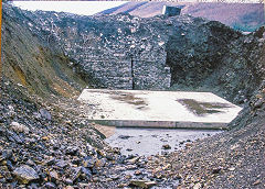 
Jack-y-North Colliery shaft at the time of the building of Risca bypass, c1983, © Photo courtesy of Jim Coomer