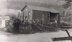 
Colliery Place Chapel after flooding, 1891