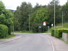 
The site of the bank up to the GWR, August 2008