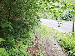 
The later Kendon Tramroad towards Kendon Road, July 2021
