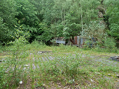 
Gelli-unig Quarry coal depot, Pont-y-waun, June 2012