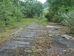 
Gelli-unig Quarry coal depot, Pont-y-waun, June 2012