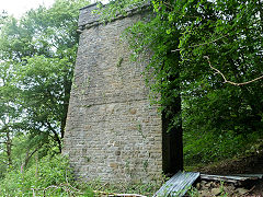 
Gelli-unig Quarry, sub-station, Pont-y-waun, June 2012