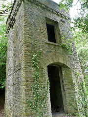 
Gelli-unig Quarry, sub-station, Pont-y-waun, June 2012