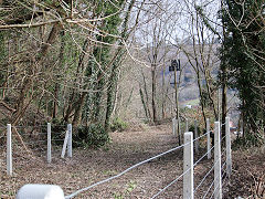 
Halls Road level crossing, West End, Abercarn, January 2021
