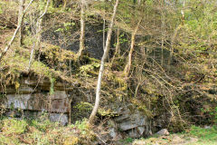 
Quarry and retaining wall, April 2011