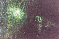 
River Ebbw tunnel, Blaina, June 2015
