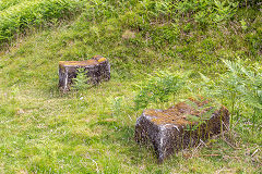 
Foundations for a tank probably, East Blaina Red Ash Colliery, June 2014