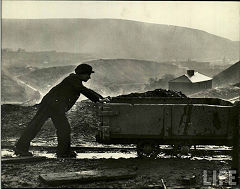 
West Blaina Red Ash Colliery, 1947, © Photo courtesy of 'Life' magazine