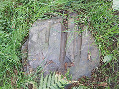 
3rd  level  stone with haulage cable grooves worn into it, Cwm and Mon Colliery, Cwm,  © Photo courtesy of Steve Alverton