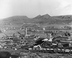 
Waun Lwyd Colliery c1950s with Silent Valley tips and incline in background, Ebbw Vale, © Photo courtesy of Geoff Palfrey