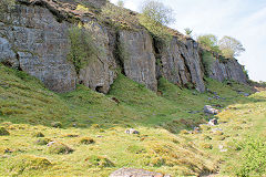 
General view of Maes Mawr Quarry, Cwm, April 2011