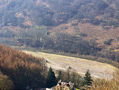 
Colliery site from East, Marine Colliery, Cwm, March 2009