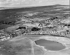 
Aerial view of Beaufort and the viaducts, c1957, © Photo courtesy of 'Monmouthshire Memories'