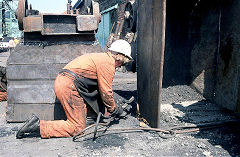 
Markham Collieryat work in the 1980s, © Photo courtesy of 'JH'