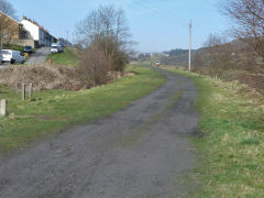 
Site of LNWR halt, Bedwellty Pits, March 2012