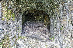 
Behind the second charging arch, Sirhowy Ironworks, June 2019