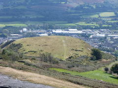 
Middle tip at ST 1778 8995 from above, Bedwas Colliery, October 2012