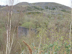 
Conveyor pier at ST 1777 8928 and tips, Bedwas Colliery, April 2012