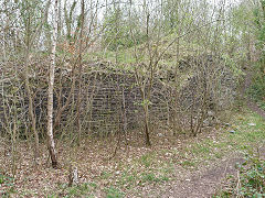 
Bryngwyn Colliery loading bank, April 2012